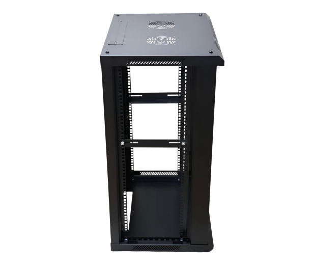 Extralink Szafa rack 18U 600x600mm czarna wisząca EX.16880 - 1323203 - zdjęcie 3